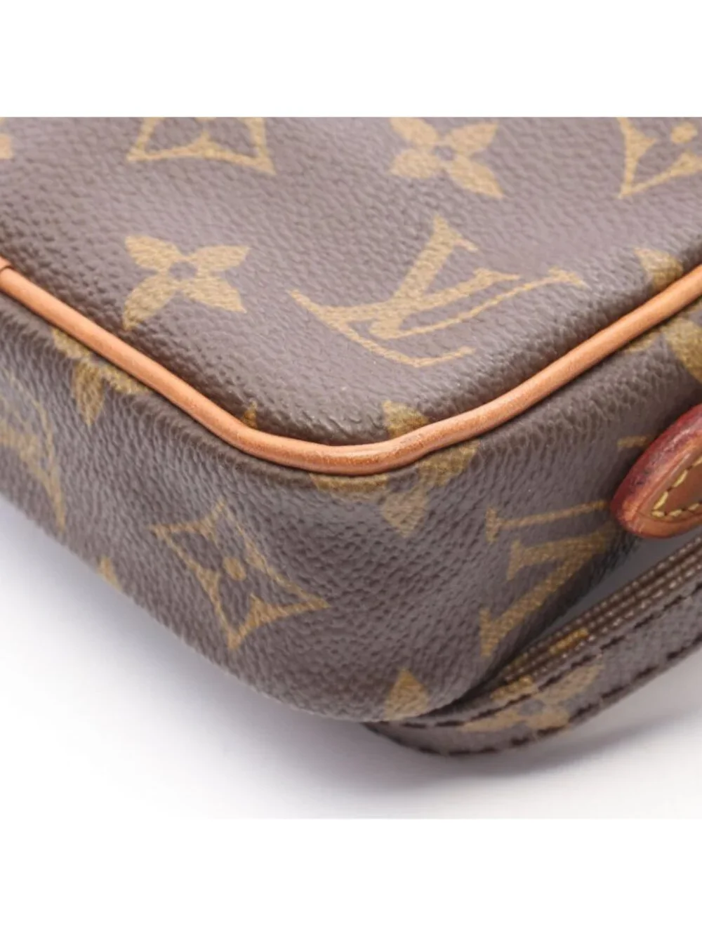 Louis Vuitton Viton Shoulder Bag Mini Danube Monogram Canvas Leather